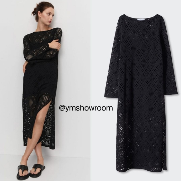 Mango Dresses & Skirts - 🔥Last 1🔥MANGO Sandra openwork dress